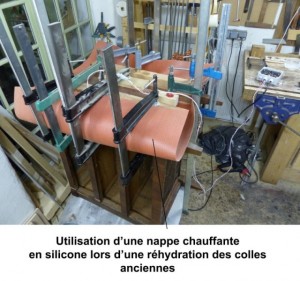 rehydration-colle-ancienne-nappe-chauffante