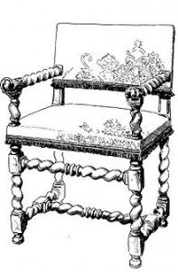 chaise louis xiii