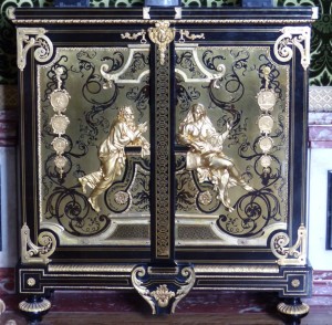 Médaillier en marqueterie Boulle à Versaille