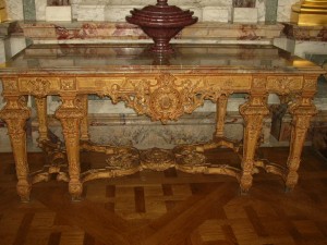 Table d’apparat louis XIV 