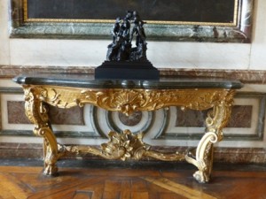 Table console en applique